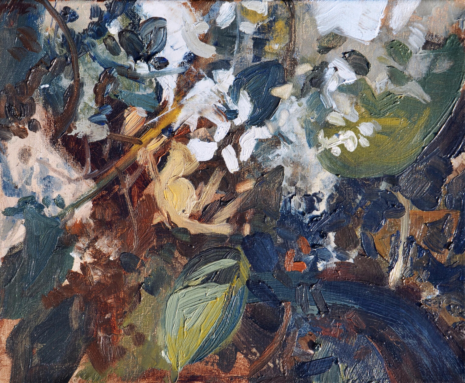 Late summer, oil on canvas, 2020, Lily Stelzer